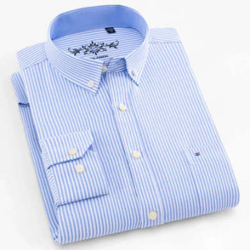 Pure Color Casual Non-Iron Cotton Shirt